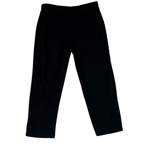 Eileen Fisher Pants Womens Size P S Drawstring Black Ankle Casual - Picture 3 of 16
